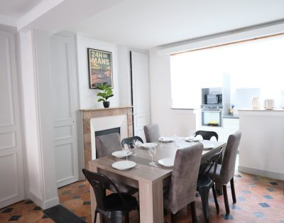 La Mancelle Heureuse – Maison 8 personnes, centre & gare – Le Mans